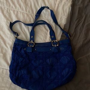Stuart Weitzman bag.  With a duster.  Excellent condition